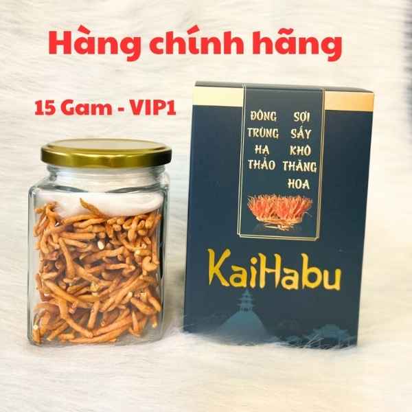Lọ 15g Đông Trùng Hạ Thảo Sợi Nguyên VIP1 KaiHabu – Sấy Khô Thăng Hoa - Ảnh 2