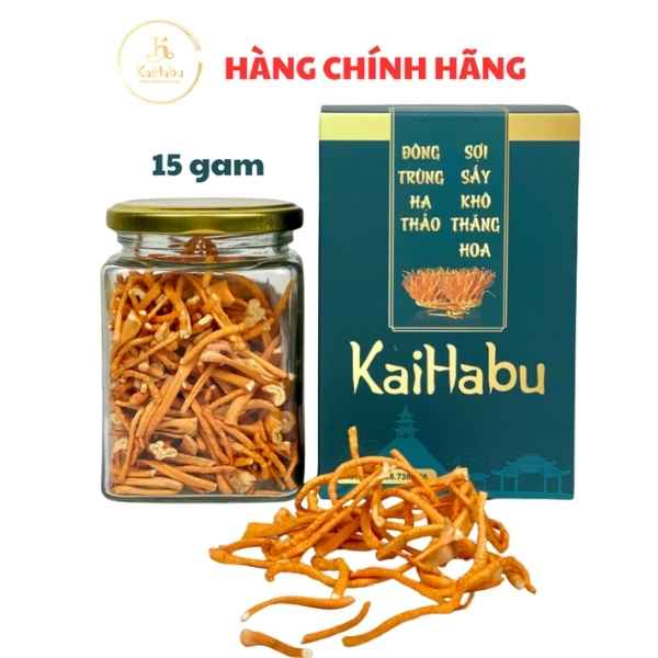 Combo 3 Lọ 15g Đông Trùng Hạ Thảo Sợi Gãy KaiHabu – Sấy Khô Thăng Hoa - Ảnh 3