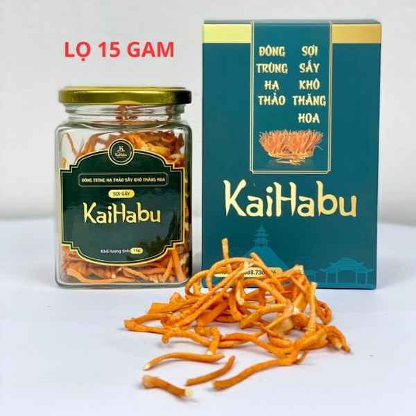 Combo 3 Lọ 15g Đông Trùng Hạ Thảo Sợi Gãy KaiHabu – Sấy Khô Thăng Hoa - Ảnh 2