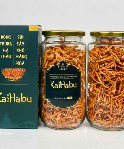 100g Đông Trùng Hạ Thảo Sợi Gãy KaiHabu – 2 Lọ 50g Sấy Thăng Hoa