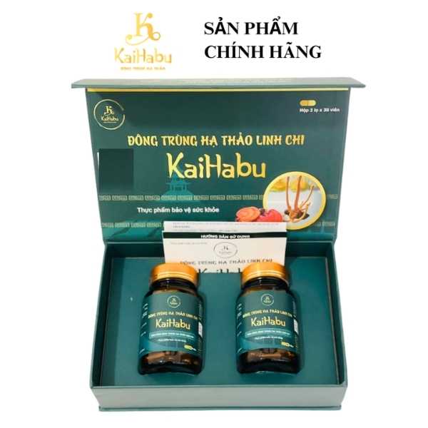 Viên Uống Đông Trùng Hạ Thảo Linh Chi KaiHabu – Hộp 60 Viên - Ảnh 3