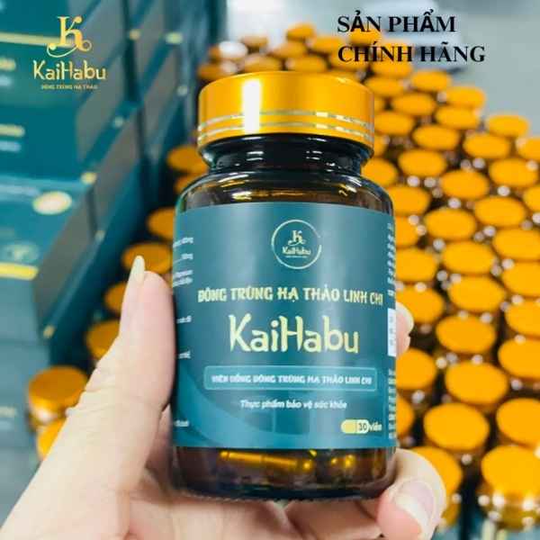 Viên Uống Đông Trùng Hạ Thảo Linh Chi KaiHabu – Hộp 60 Viên - Ảnh 4