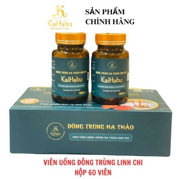 Viên Uống Đông Trùng Hạ Thảo Linh Chi KaiHabu – Hộp 60 Viên - Ảnh 5