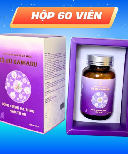 Hộp 60 viên Tố Nữ Kaihabu – Giải pháp tự nhiên giảm triệu chứng tiền mãn kinh, mãn kinh