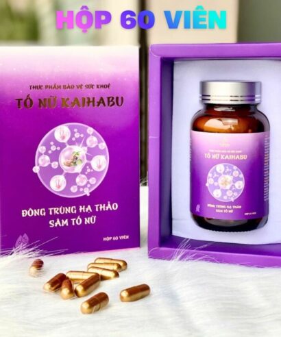Tố nữ KaiHabu 60v- Sâm tố nữ đông trùng hạ thảo