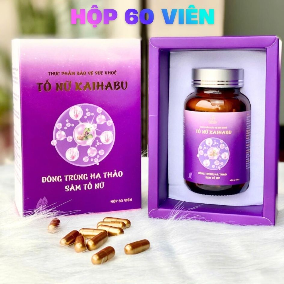 Tố nữ KaiHabu 60v- Sâm tố nữ đông trùng hạ thảo