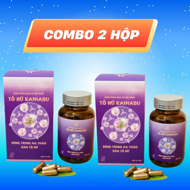 Combo 2 Hộp Tố Nữ KaiHabu – Gấp đôi tinh hoa, chăm sóc toàn diện cho phái đẹp