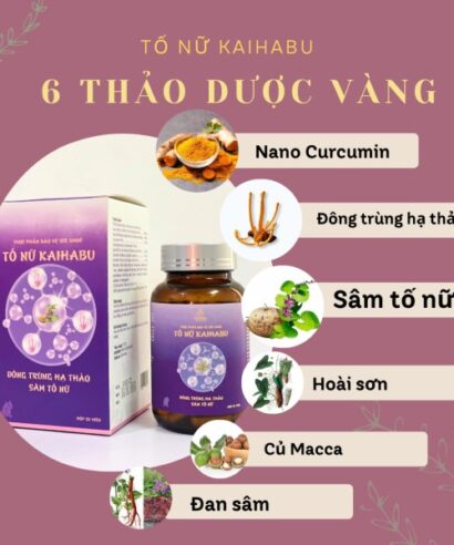 Tố Nữ KaiHabu – Giải pháp hỗ trợ cân bằng nội tiết tố nữ từ thiên nhiên