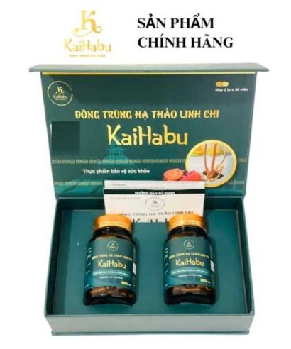 Viên Uống Đông Trùng Hạ Thảo Linh Chi KaiHabu – Hỗ Trợ Bồi Bổ Cơ Thể